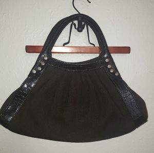 Donald J Pliner Couture Herringbone Handbag